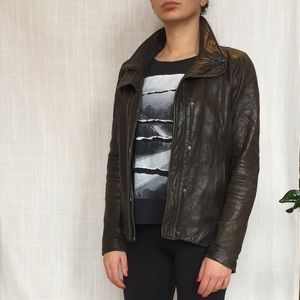 Vintage Gap real leather jacket